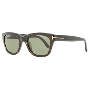 Tom Ford Rectangular Sunglasses TF237 Snowdon 52N Dark Havana 52mm FT0237